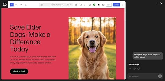 Creating a website with AI prompts - WordPress.com AI website builder