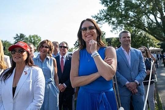U.S. Secretary of Agriculture Brooke Rollins watches President Donald Trump deliver remarks before signing the One Big Beautiful Bill Act on the South Lawn of the White House, Friday, July 4, 2025, during the 4th of July picnic. (Official White House photo by Molly Riley)