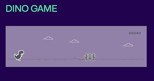 Best WordPress games: The Google Chrome Dinosaur Game