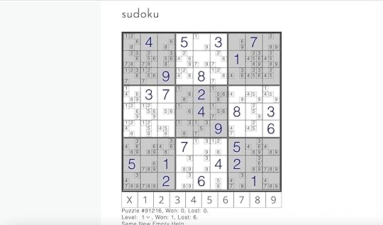 Sudoku WordPress game