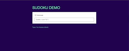 Adding the Sudoku game