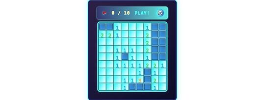 Playing the minesweeper game in WordPress