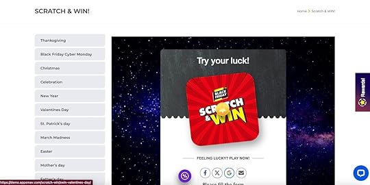The Scratch & Win WordPress game