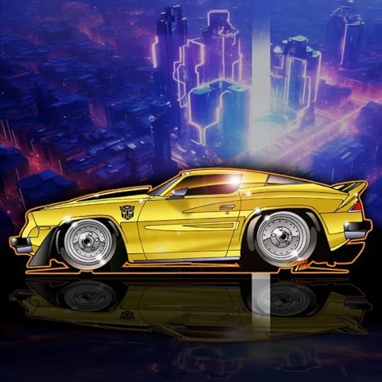 Transformers Bumblebee Automotive Pop Culture Movie Car and TV Car Art by Fireball Tim Garage