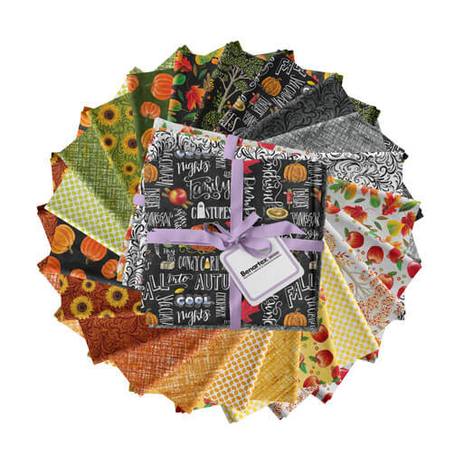 Beautiful Harvest Fabric Collection available at ShopNZP.com from Nancy Zieman Productions