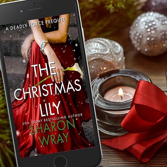 woman in a red dress