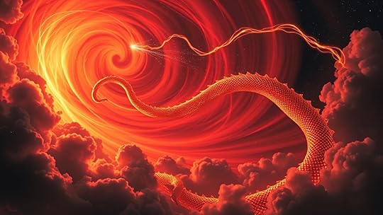 celestial creatures symbolize cosmic phenomena