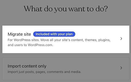 Migrating with WordPress.com