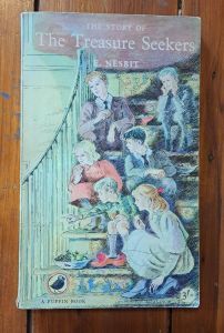 paperback Puffin edition of The Treasure Seekers by E Nesbit