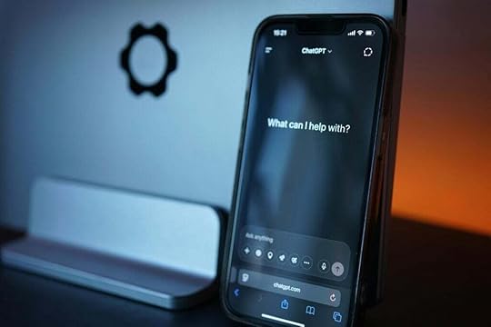 ChatGPT is open on a smartphone, displaying an active AI chat for on-the-go productivity.