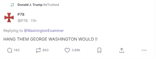 Truth social post promoted reposted by Donald Trump