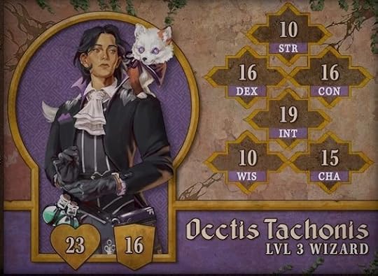 Alex Ward Critical Role Campaign 4 Character Occtis Tachnois ability stats