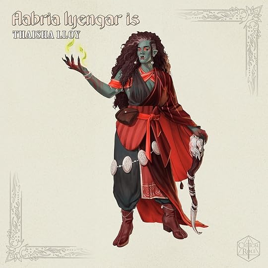 Aabria Iyengar will play Thaisha Lloy in Critical Role Campaign 4