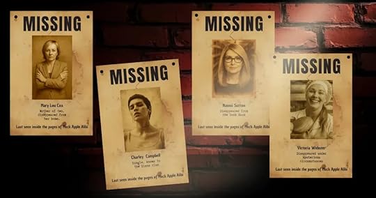 Alley wall with missing posters in Bald Eagle Falls