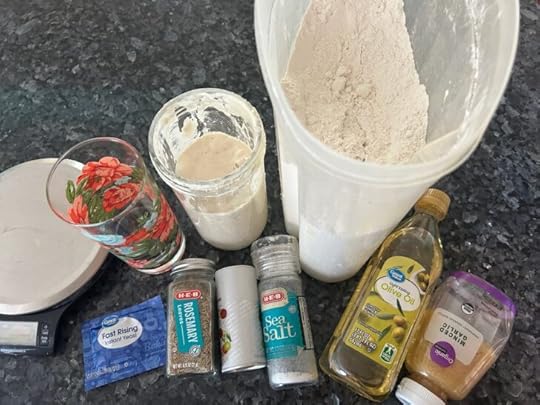 Rosemary Garlic Focaccia Ingredients