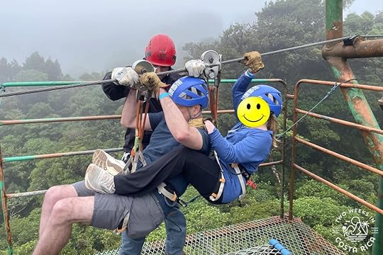 family tandem zip lining