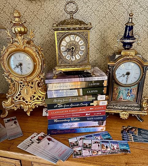 Fall graphic with Kate Lloyd books