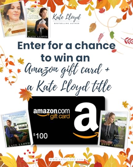 Fall graphic with Kate Lloyd books