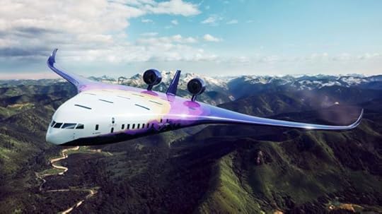 The concept Outbound has produced, with wings and fuselage blending into each other, looks very different to conventional airliner designs (Credit: Outbound)