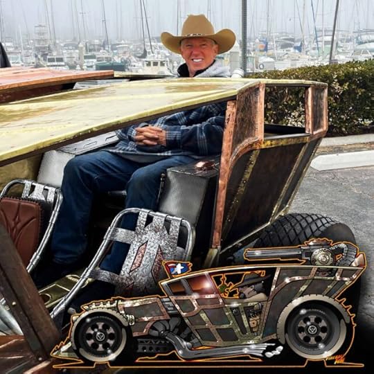 Automotive Pop Culture Movie Car and TV Car Art by Fireball Tim Garage