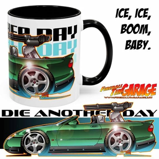 Automotive Pop Culture Movie Car and TV Car Art by Fireball Tim Garage