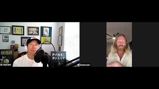 Clear Zoom screenshot of Cameron Balser smiling while speaking about intuition