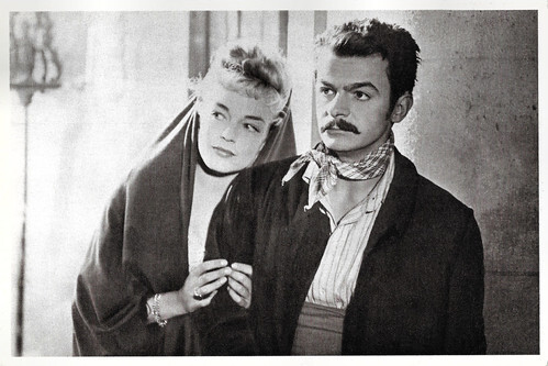 Simone Signoret and Serge Reggiani in Casque d'or (1952)