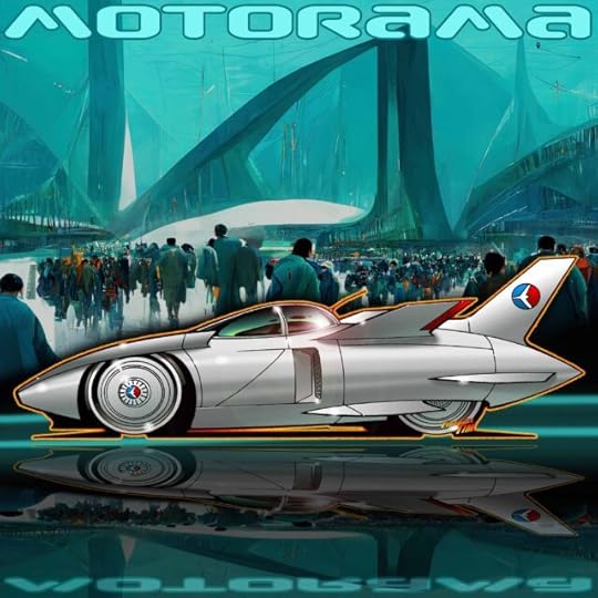 Exclusive GM Motorama Firebird 3 Automotive Pop Culture Movie Car and TV Car Art by Fireball Tim Garage