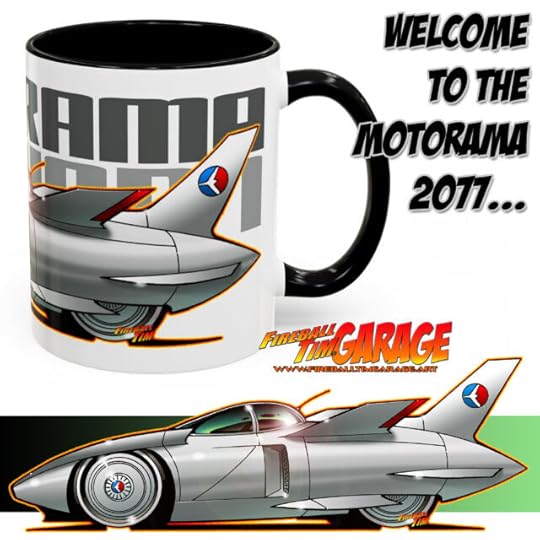 Exclusive GM Motorama Firebird 3 Automotive Pop Culture Movie Car and TV Car Art by Fireball Tim Garage