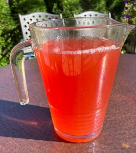 juice from quinces from Deborah Cooke's garden