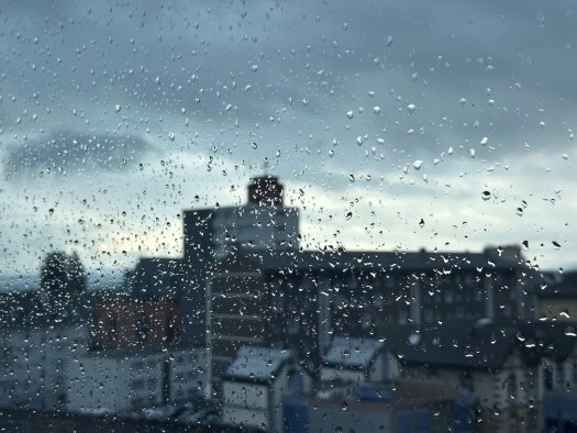 Rainy day at the hospital