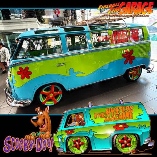 Automotive Pop Culture Movie Car and TV Car Art by Fireball Tim Garage