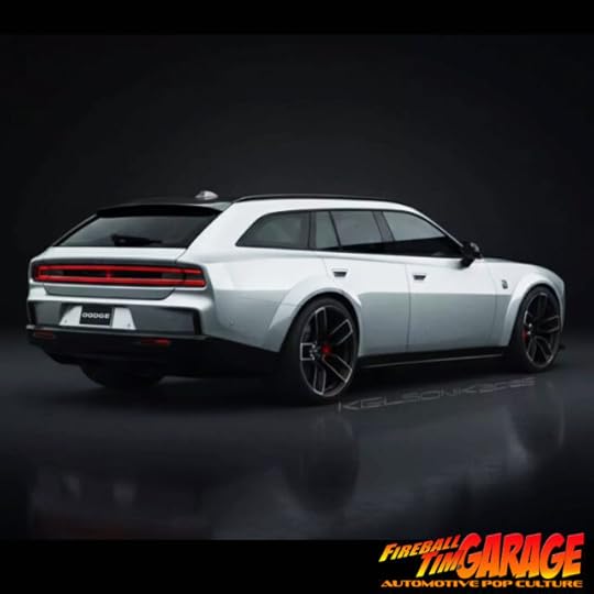 Automotive Pop Culture Movie Car and TV Car Art by Fireball Tim Garage