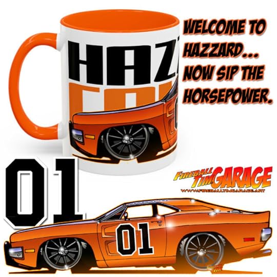 Automotive Pop Culture Movie Car and TV Car Art by Fireball Tim Garage