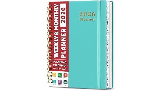 2026 aquamarine calendar planner
