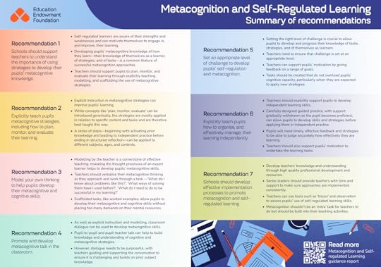 Metacognition - New and Updated