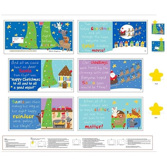 Huggable Loveable NIght before Christmas Soft Fabric Book 2