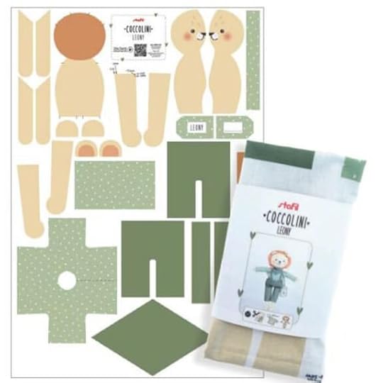 Coccolini DIY Animal Doll Fabric Panel Leony Lion 675cae3d68651