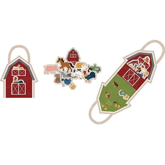Country Life 3 in 1 Farm Play Felt Doll and Bag Set Panel