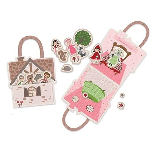 NEW To Grandmother s House Storybook Felt Fabric Panel 6723930b6d402