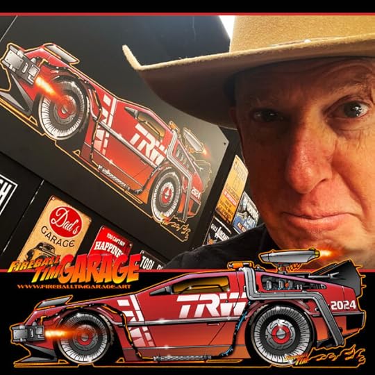 Automotive Pop Culture Movie Car and TV Car Art by Fireball Tim Garage