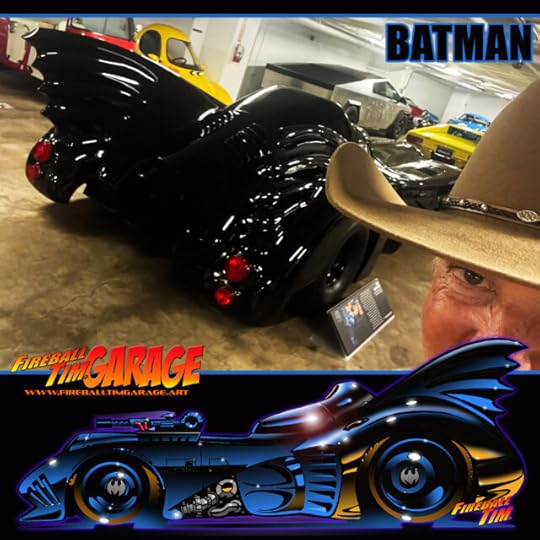 Automotive Pop Culture Movie Car and TV Car Art by Fireball Tim Garage