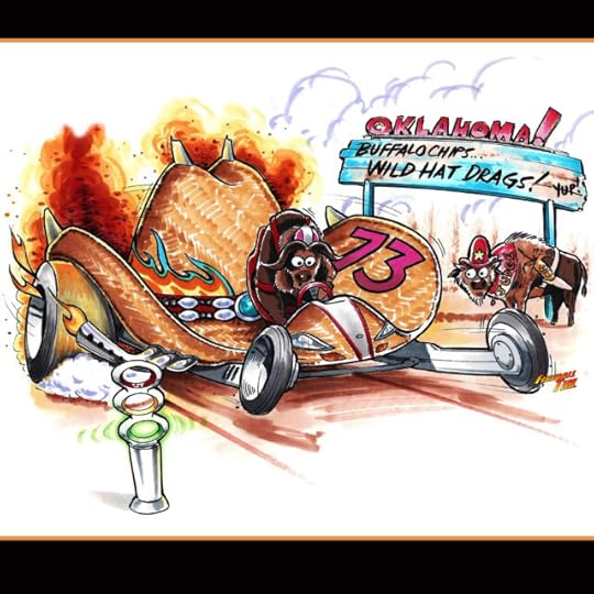 Automotive Pop Culture Movie Car and TV Car Art by Fireball Tim Garage
