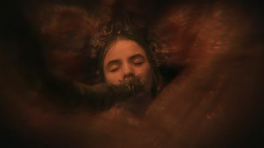 Stranger Things 5, Volume 1, Holly being flayed in Vecna's flesh wall on a spire