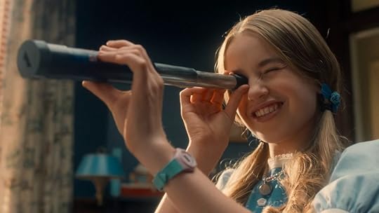 Stranger Things 5, Volume 1, Holly looking through Vecna's spyglass