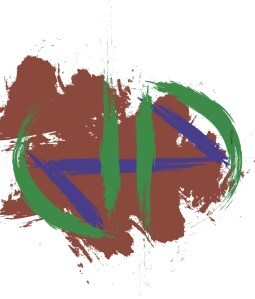 The image is stylized graffiti that symbolizes the resistance to the Sah Empire in the All the Devils series.