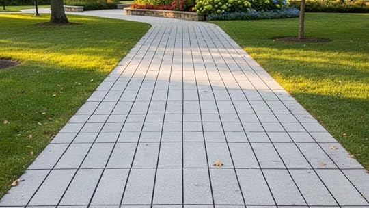 straight lay herringbone brick bond