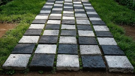 checkerboard path With mixed shapes