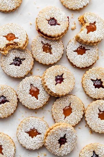 linzer cookies.