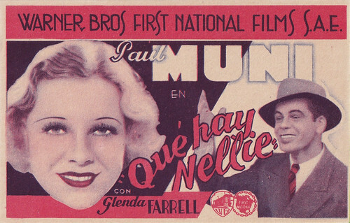 Glenda Farrell and Paul Muni in Hi, Nellie (1934)